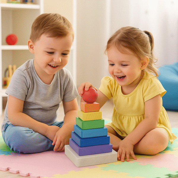 Tarnawa Turm mit Regenbogen-Block-Quadrat – Bild 2