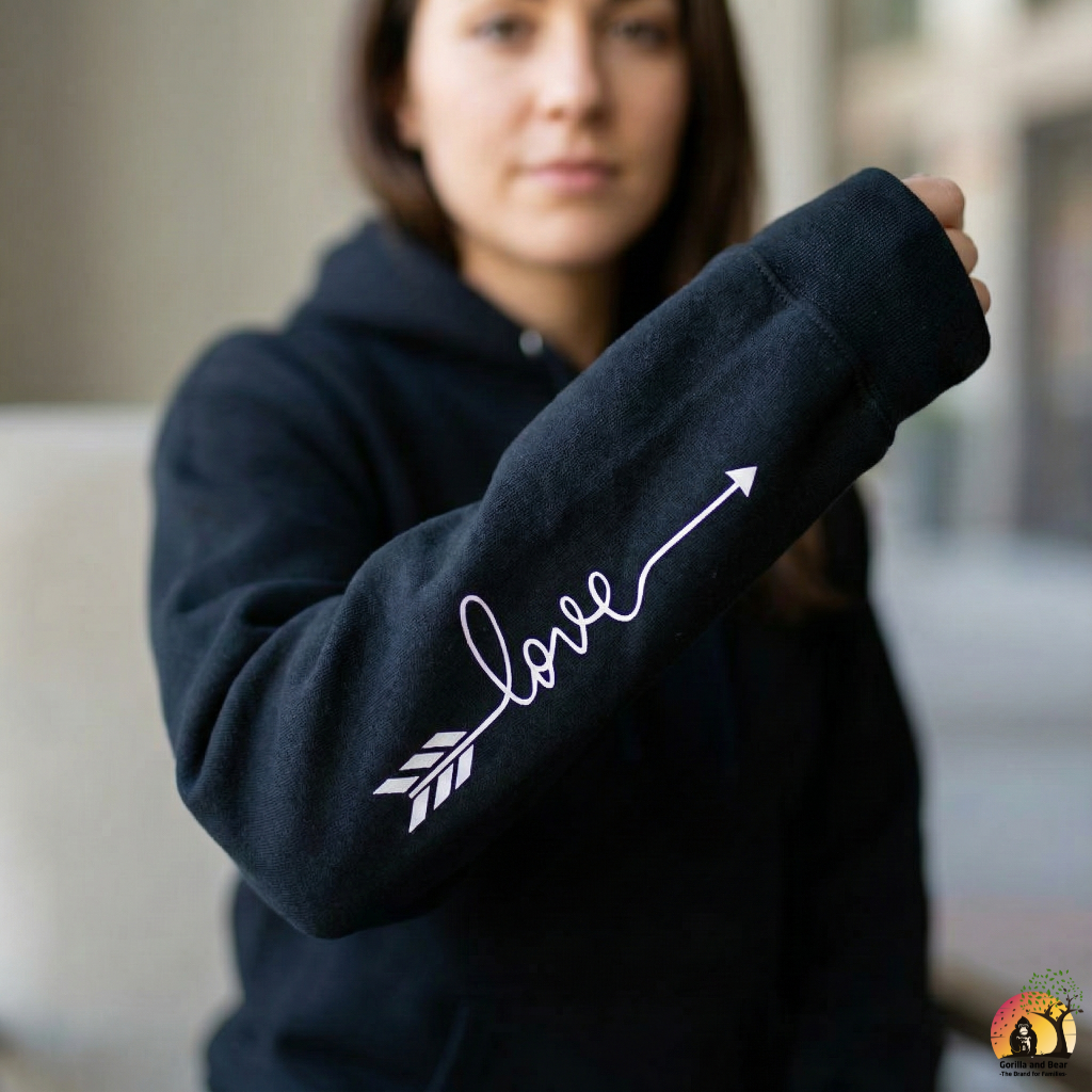 Kuschelhoodie „LOVE“ – Liebe zum Anziehen – Bild 4